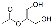 Acetic acid 1-(hydroxymethyl)-2-hydroxyethyl ester结构式