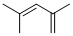 Structure of 2,4-DIMETHYL-1,3-PENTADIENE