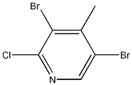 Structure of 2-Chloro-3,5-dibromo-4-methylpyridine