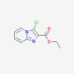 Structure of Ethyl 3-chloroimidazo[1,2-a]pyridine-2-carboxylate