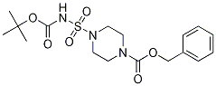 Structure of Benzyl 4-(N-(tert-butoxycarbonyl)sulfaMoyl)piperazine-1-carboxylate