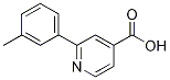 2-(3-Methylphenyl)isonicotinic acid结构式