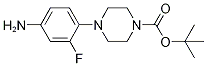 Structure of TERT-BUTYL 4-(4-AMINO-2-FLUOROPHENYL)TETRAHYDRO-1(2H)-PYRAZINECARBOXYLATE