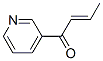 Structure of 2-Buten-1-One,1-(Pyridin-3-Yl)-,(E)-