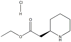 Structure of Ethyl (R)-2-Piperidineacetate hydrochloride