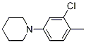 1-(3-Chloro-4-methylphenyl)piperidine结构式