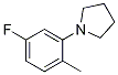 Structure of 1-(5-Fluoro-2-Methylphenyl)pyrrolidine