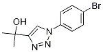 2-(1-(4-Bromophenyl)-1H-1,2,3-triazol-4-yl)propan-2-ol结构式