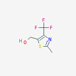 5-Hydroxymethyl-2-methyl-4-trifluoromethyl-1,3-thiazole结构式