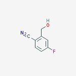 Structure of 4-Fluoro-2-(hydroxymethyl)benzonitrile