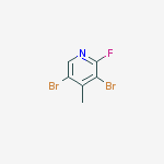 Structure of 3,5-Dibromo-2-fluoro-4-methylpyridine