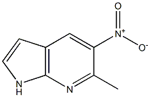Structure of 6-METHYL-5-NITRO-7-AZAINDOLE