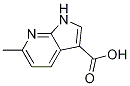 Structure of 1H-Pyrrolo[2,3-b]pyridine-3-carboxylic  acid,  6-methyl-