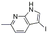 Structure of 3-IODO-6-METHYL-7-AZAINDOLE