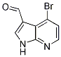 Structure of 4-BROMO-1H-PYRROLO[2,3-B]PYRIDINE-3-CARBALDEHYDE