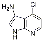 Structure of 3-AMINO-4-CHLORO-7-AZAINDOLE