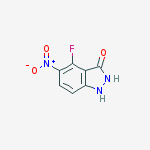 4-Fluoro-3-hydroxy-5-nitro (1H)indazole