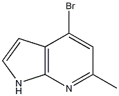 Structure of 4-BROMO-6-METHYL-7-AZAINDOLE