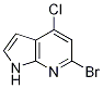 Structure of 6-BROMO-4-CHLORO-7-AZAINDOLE