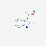 Structure of 4,7-dimethyl-1h-indazole-3-carboxylic Acid