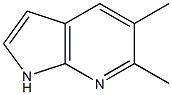 Structure of 5,6-dimethyl-1H-pyrrolo[2,3-b]pyridine