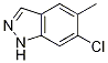 Structure of 6-CHLORO-5-METHYL-1H-INDAZOLE
