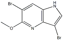 Structure of 3,6-Dibromo-5-methoxy-4-azaindole