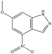 Structure of 6-METHOXY-4-NITRO 1H-INDAZOLE