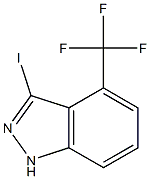 Structure of 3-IODO-4-TRIFLUROMETHYL (1H)INDAZOLE
