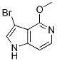 Structure of 3-Bromo-4-methoxy-5-azaindole