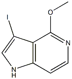 Structure of 3-IODO-4-METHOXY-5-AZAINDOLE