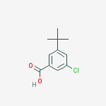 Structure of 3-tert-butyl-5-chlorobenzoic Acid
