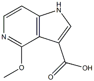 Structure of 4-Methoxy-1H-pyrrolo[3,2-c]pyridine-3-carboxylic acid
