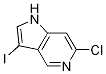 Structure of 6-chloro-3-iodo-1H-pyrrolo[3,2-c]pyridine