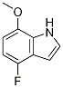 1H-Indole, 4-fluoro-7-Methoxy-结构式