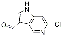 Structure of 6-chloro-1H-pyrrolo[3,2-c]pyridine-3-carbaldehyde