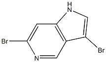 Structure of 3,6-Dibromo-1H-pyrrolo[3,2-c]pyridine