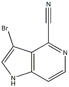 3-BROMO-4-CYANO-5-AZAINDOLE结构式