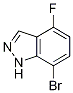 7-溴-4-氟-1H-吲唑结构式