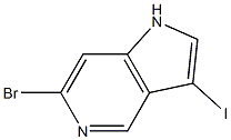 Structure of 6-BROMO-3-IODO-5-AZAINDOLE
