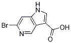 Structure of 1H-Pyrrolo[3,2-c]pyridine-3-carboxylic  acid,  6-bromo-