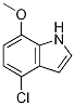 Structure of 4-Chloro-7-methoxy-1H-indole
