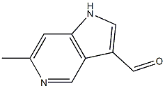 Structure of 6-METHYL-5-AZAINDOLE-3-CARBOALDEHYDE