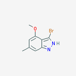 3-bromo-4-methoxy-6-methyl-1h-indazole结构式