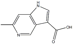 Structure of 6-Methyl-1H-pyrrolo[3,2-c]pyridine-3-carboxylic acid