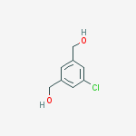 Structure of [3-chloro-5-(hydroxymethyl)phenyl]methanol