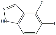 Structure of 4-CHLORO-5-IODO (1H)INDAZOLE