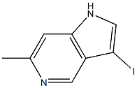 Structure of 3-Iodo-6-methyl-1H-pyrrolo[3,2-c]pyridine