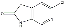 5-氯-1H-吡咯并[2,3-C]吡啶-2(3H)-酮结构式
