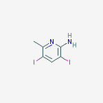 Structure of 2-AMINO-3,5-DIIODO-6-METHYLPYRIDINE